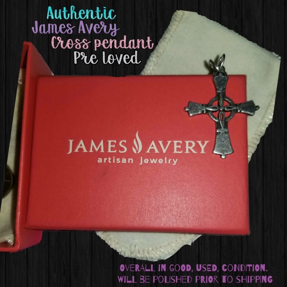 James Avery cross pendant/charm